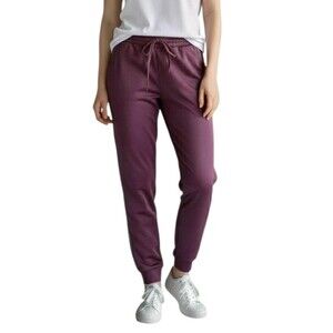 Body Glove Women's Jogger Pants w/ Media Pockets Comfy & Elegant Size L Violet